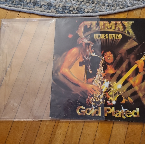 Climax Blues Band Gold Plated vintage record album black yellow LP VGUC - Picture 6 of 13